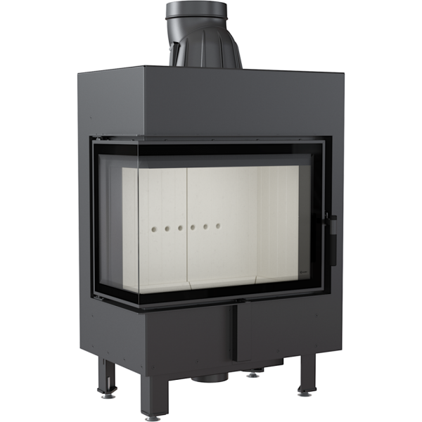 lucy 12 lewy bs - Fireplace insert a water jacket DEFRO Navi SM 14kW