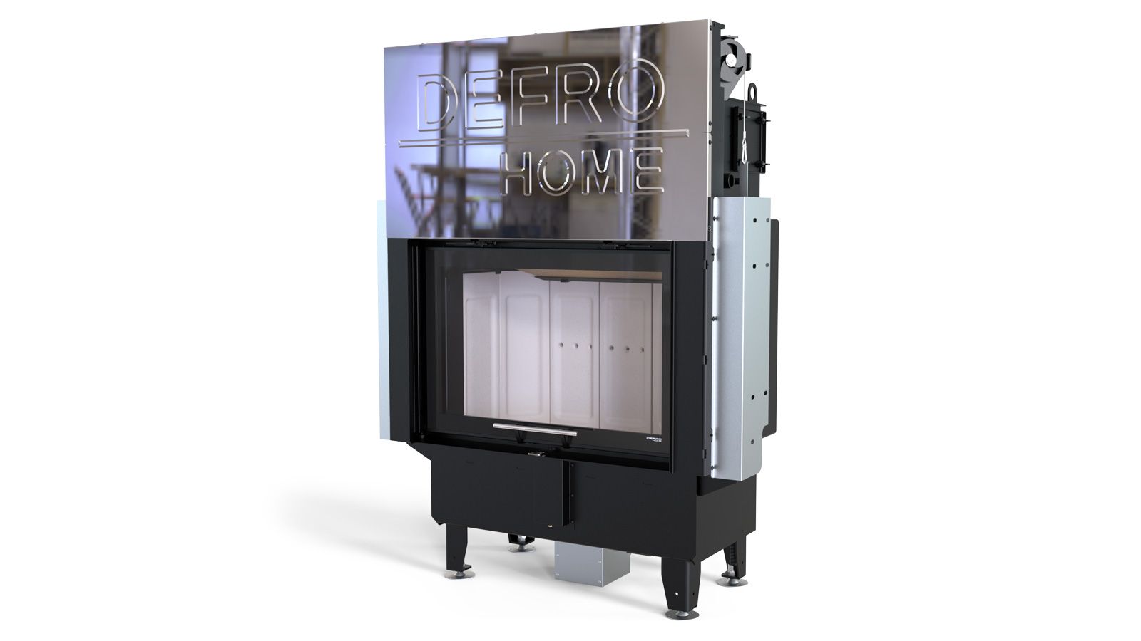 imageoferta53119201080 - Free-standing wood-burning stove DECOR C with oven. Honey ceramics