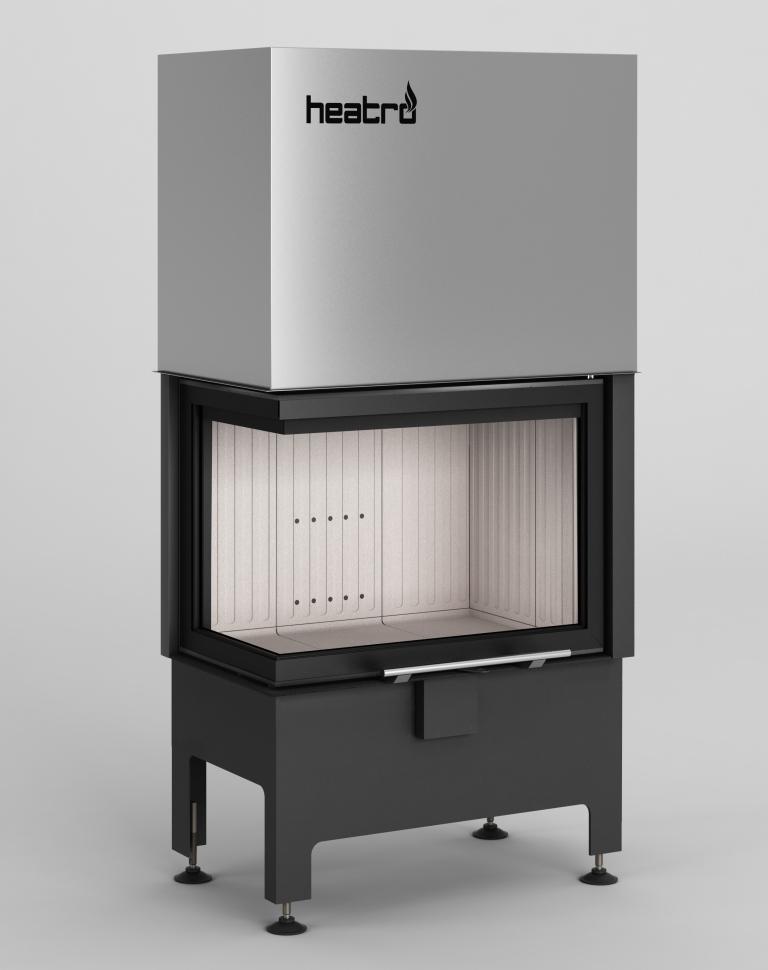 Heatro 55LH - Biokominek narożny do zabudowy  INSIDE P800 VERS 2