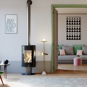 orbis top 300x300 - Freestanding stove Defro Home ORBIS TOP