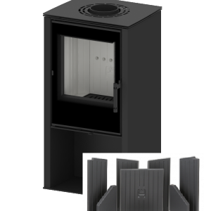 lupo s0002 600x800 2 300x300 - Freestanding stove HITZE LUPO S black lined