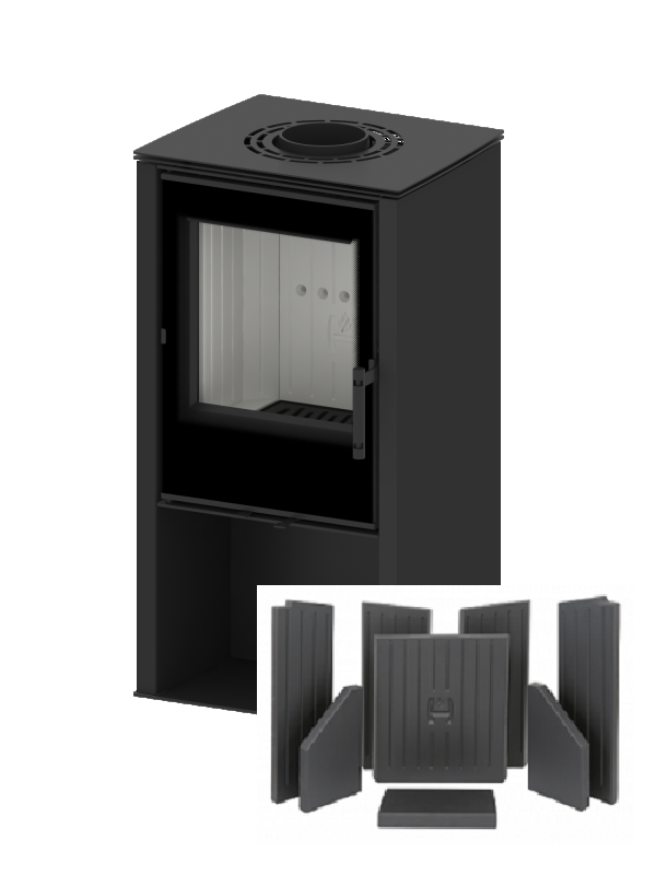 lupo s0002 600x800 2 - Fireplace insert DDEFRO HOME PORTAL ME 12kW