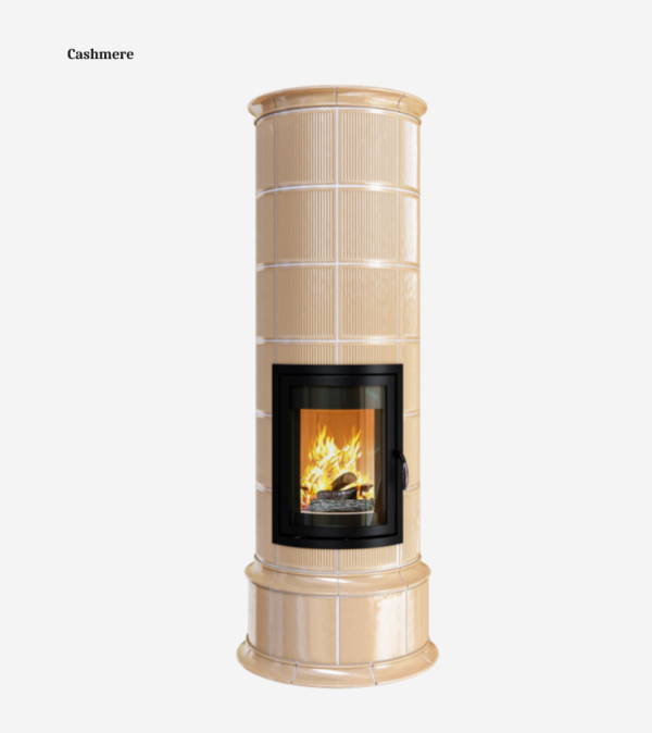 BR25 Cashmere 600x674 - Kachľový krb Bella Rosa 25