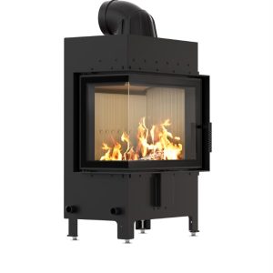 Lucy 12 lewy new 300x300 - Kominek powietrzny stalowy KRATKI LUCY lewy BS 12 kW Ø 200
