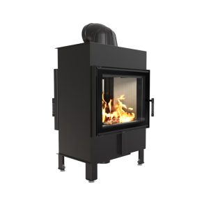 Lucy 12 tunel 300x300 - Kominek powietrzny stalowy KRATKI LUCY TUNEL 12 kW Ø 200