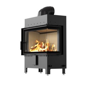 Lucy 14 prawy new 300x300 - Kominek powietrzny stalowy KRATKI LUCY prawy 14 kW Ø 200