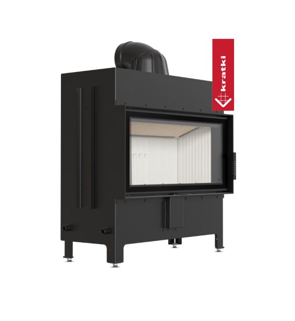 Lucy 16 new2 600x652 - Kominek powietrzny stalowy KRATKI LUCY 16 kW Ø 200
