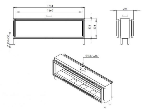 b 2632f33b 600x455 - Wkład kominkowy gazowy Ortal Clear 170 LS