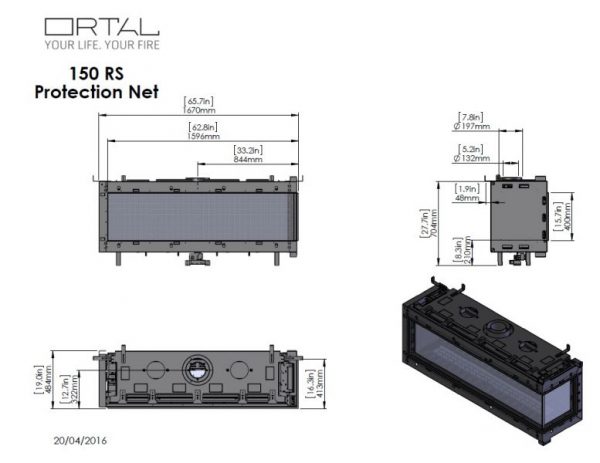 id 2 66131a40 600x463 - Ortal Clear 150 LS lewa szyba lub RS prawa szyba