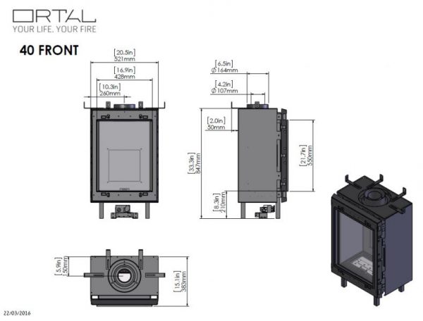 id 2 90fc9f12 600x456 - Wkład kominkowy gazowy Ortal Clear 40
