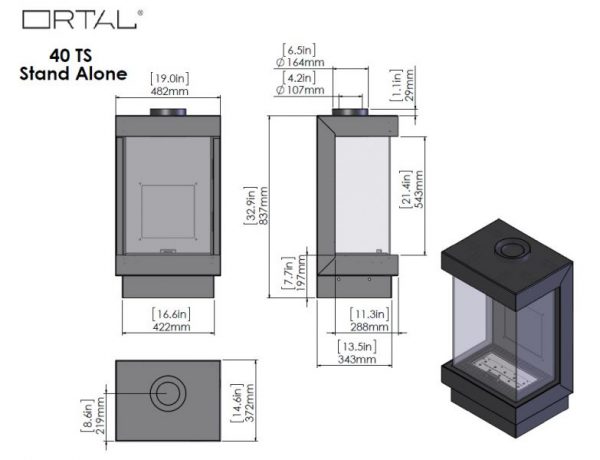 id 2 addd195e 600x460 - Ortal Stand Alone  40 TS