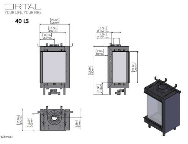 id 3 9ae2f6a2 600x460 - Wkład kominkowy gazowy Ortal Clear 40 narożny RS/LS