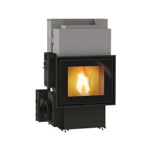 idropellbox 30 dx 300x300 - Wkład kominkowy z płaszczem wodnym na pellet Idropellbox 30