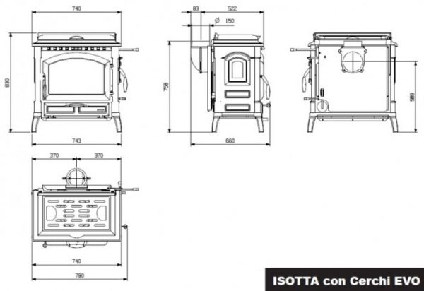 b shop5 58 600x412 - LaNordica Extraflame Isotta Con Cerchi