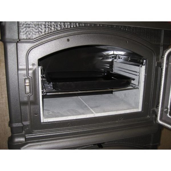 b shop6 60 600x600 - Kaminofen LaNordica Extraflame Isotta Forno Holzofen aus Gusseisen mit Backofen