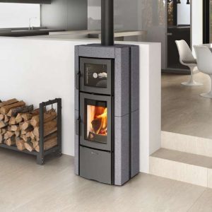 esterforno new 300x300 - Piec wolnostojący na drewno z piekarnikiem LaNordica Extraflame Ester Forno Evo Vulcan