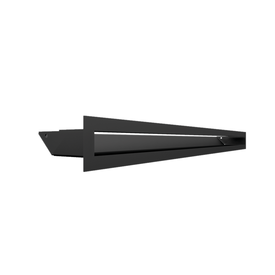 luft 6x80 czarny - Wkład kominkowy HITZE ARDENTE  DUO 22kW 120×43.DGS