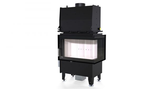 riva sm bp 1 600x338 - Wkład kominkowy z płaszczem wodnym DEFRO RIVA SM BP SHORT 16kW