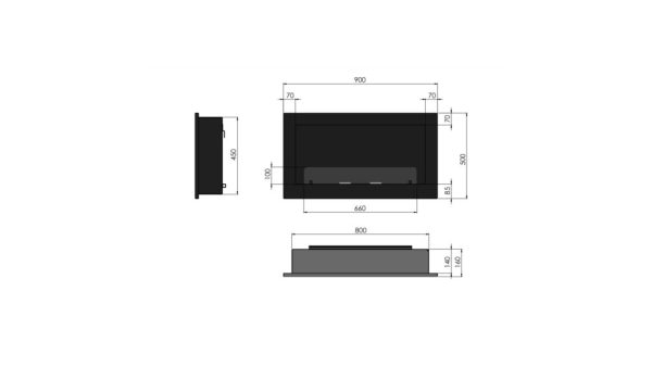 ins900rzut 1024x576 1 600x338 - Biokominek wiszący lub do zabudowy  INSIDE 900 BLACK