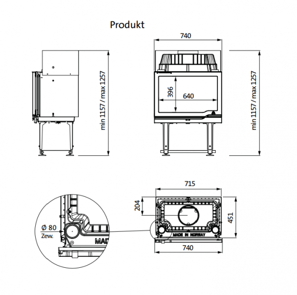 1732 1 600x596 - Jøtul I 570 Flat Model ekspozycyjny