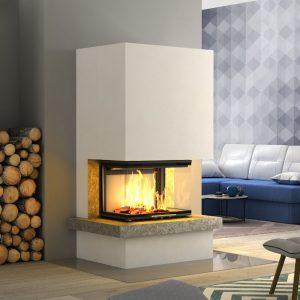 Kominek Royal Extra Volcano 300x300 - Fireplace complete Royal Extra 3PLh