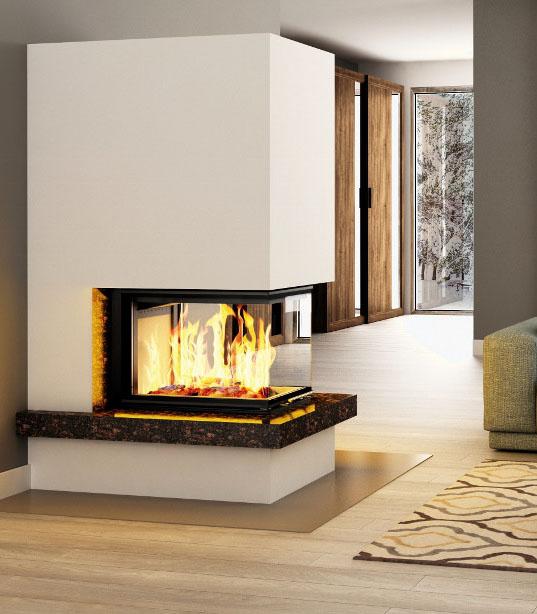 Kominek Royal Extra - Fireplace complete Pure Smart  3PLh
