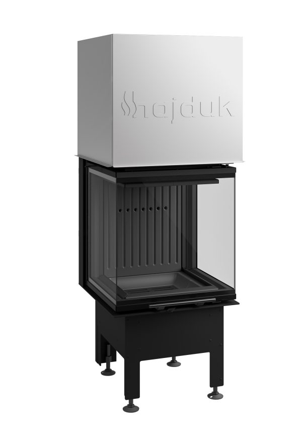 Smart 3PLTH S black 600x864 - Wkład kominkowy Hajduk Smart 3PLTh-S czarny szamot