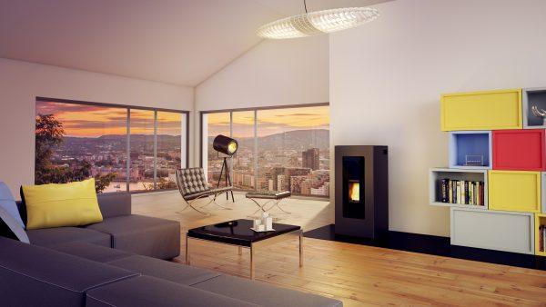 Jotul PF 1230 BP int 1 600x338 - Kachle na pelety Jøtul PF 1230 S