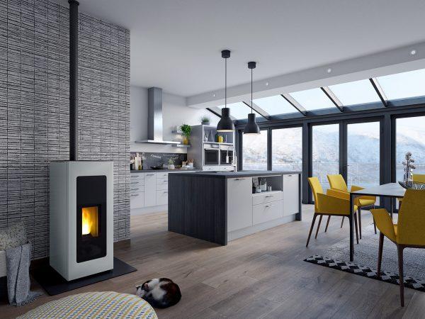 PF 732 Gris int 1 600x450 - Kachle na pelety Jøtul PF 732