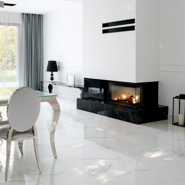 lucy 10 prawy slim 600x600 - Kominek powietrzny stalowy KRATKI LUCY SLIM prawy BS 10 kW Ø 160