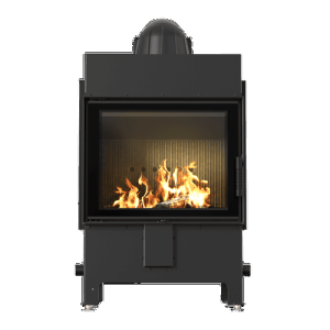 211926 00 lucy 12 new black on 1 300x300 - Kominek powietrzny stalowy KRATKI LUCY 12 kW Ø 200 czarne wyłożenie