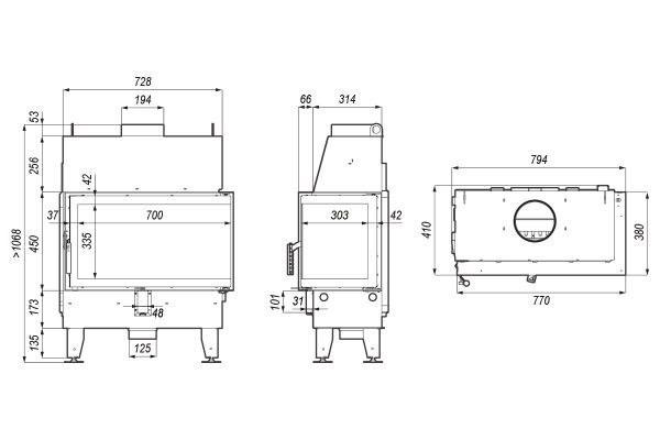 impuls me bp 600x400 - Wkład kominkowy DEFRO IMPULS ME BL 10kW BLACK LINE czarna ceramika