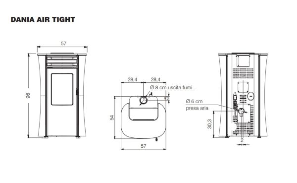 dania 2 600x369 - Piecyk Dania Air Tight   do domów pasywnych