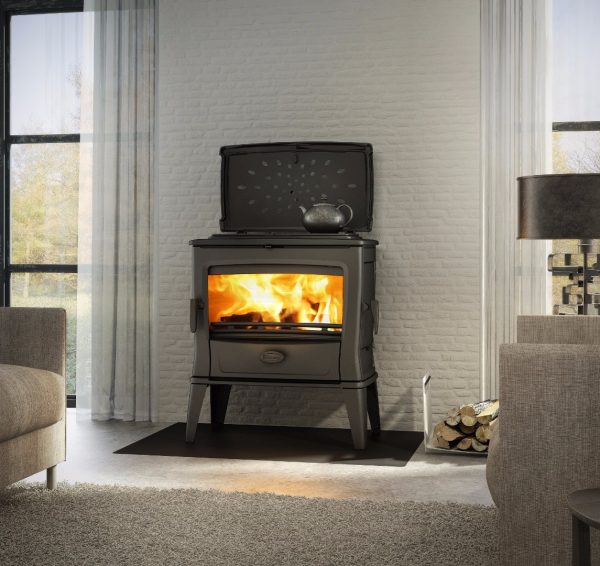 Tal 55 600x566 - Kaminofen Dovre TAI 55 M mit Kochplatte und Deckel