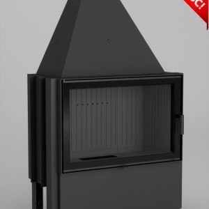 Volcano AT czarna ceramika 300x300 - Hajduk Volcano AT fireplace insert, black ceramics