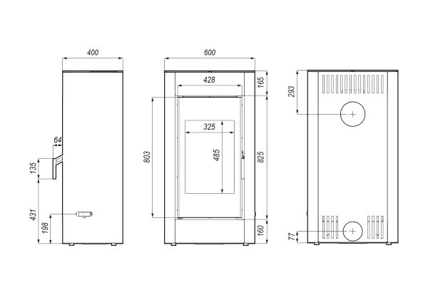 solum box 600x400 - Freistehender Kaminofen Defro Home SOLUM