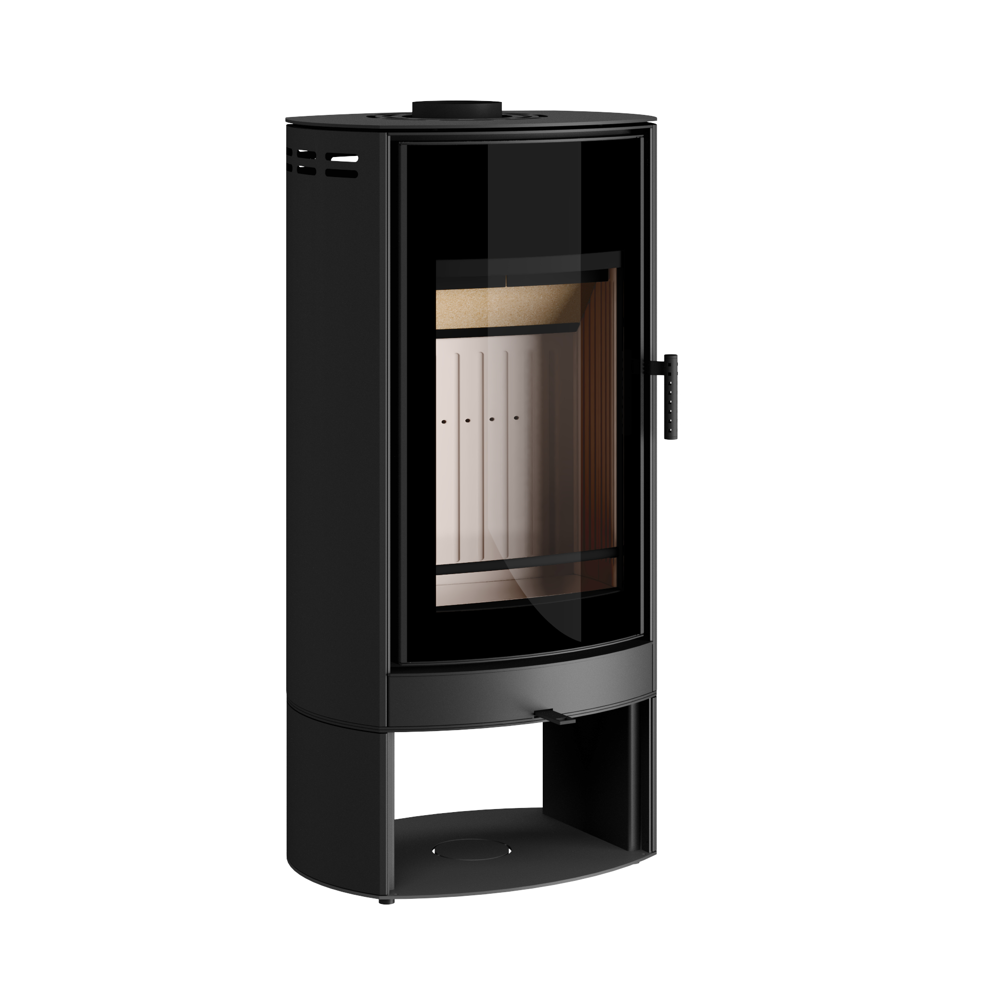 ARCO F2 - Freestanding stove HITZE SIGA Black lining