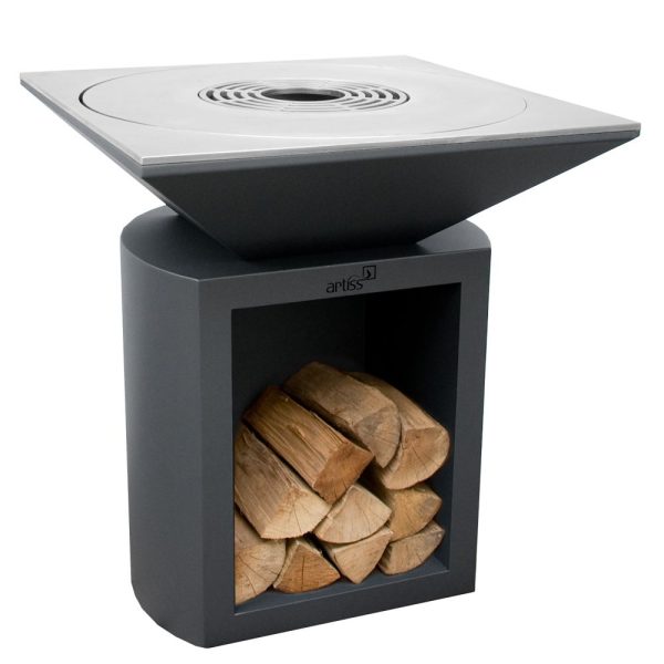 grill g2 grafit 1a 600x600 - Garden hearth grill Artiss G2 graphite