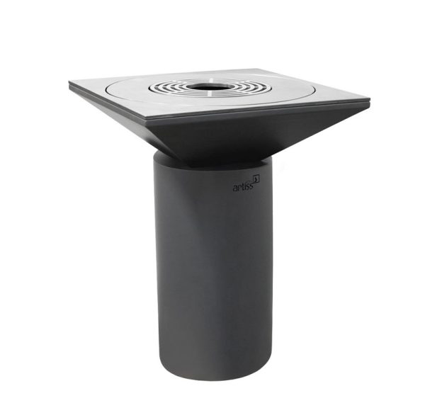 grill g6 grafit 1c 600x593 - Garden fireplace and grill Artiss G6 BASIC graphite