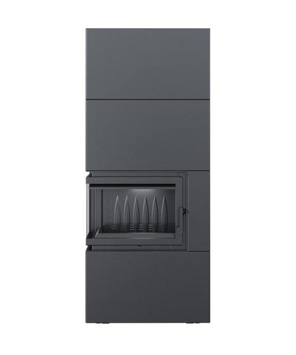 simple box lewy4 600x720 - Kominek powietrzny Simple Box 8 kW Ø 200 Black