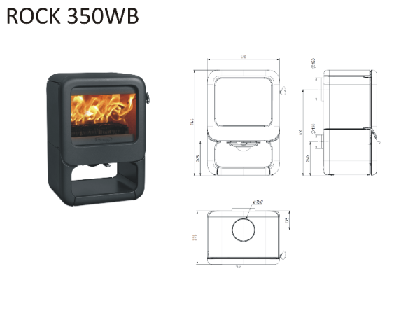 4e6d217c3ddb7840e930bb884f0c5306 600x447 - Piecyk wolnostojący żeliwny na drewno Dovre Rock 350 WB