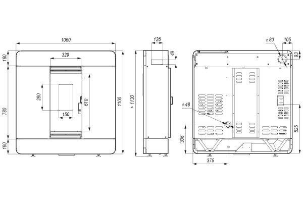 airpell 600x400 - Piecyk na pellet Defro Airpell 8kW