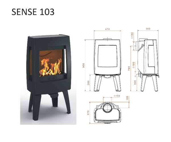 fcacce9f25ab0ff0e2965c5651bf7351 1 600x499 - Kaminöfen Gusseisen Dovre SENSE 103