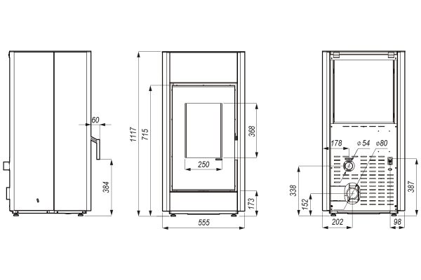 mypell 600x400 - Piecyk na pellet Defro Mypell 9kW