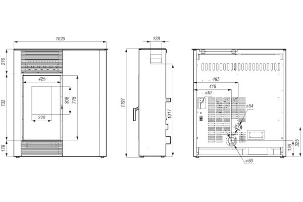 slimpell 600x400 - Piecyk na pellet Defro Slimpell 9kW