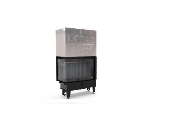 Impuls SM BL G Black line 2 600x443 - Wkład kominkowy DEFRO IMPULS SM BL G 8kW czarna ceramika