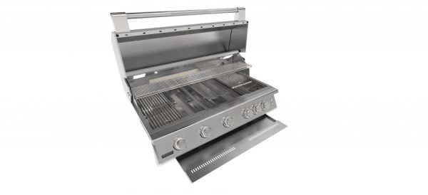 fusion500 inox 1 1 600x274 - Kompletny Gril Gazowy FUSION 500 ze stali nierdzewnej z podstawą