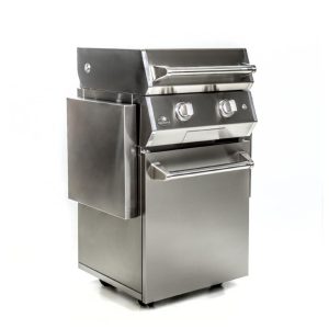 inox 20 1 300x300 - Grill gazowy INOX 20 z podstawą ze stali nierdzewnej z płytą kuchenną ze stali nierdzewnej