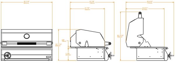 tech ember 800 600x216 - Gril  EMBER 800 ze stali nierdzewnej