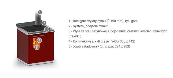 Bosky 30 Square EVO5 RTS 540x400 600x271 - Piec kuchenny na drewno z płaszczem wodnym Thermorossi Bosky 30 Square EVO5 "Ready to Start"